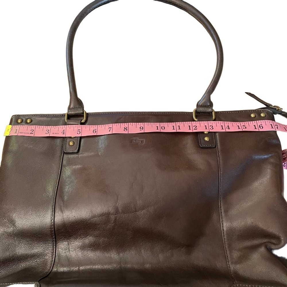 Solo Jay Leather Laptop Bag - Picture 11 of 12